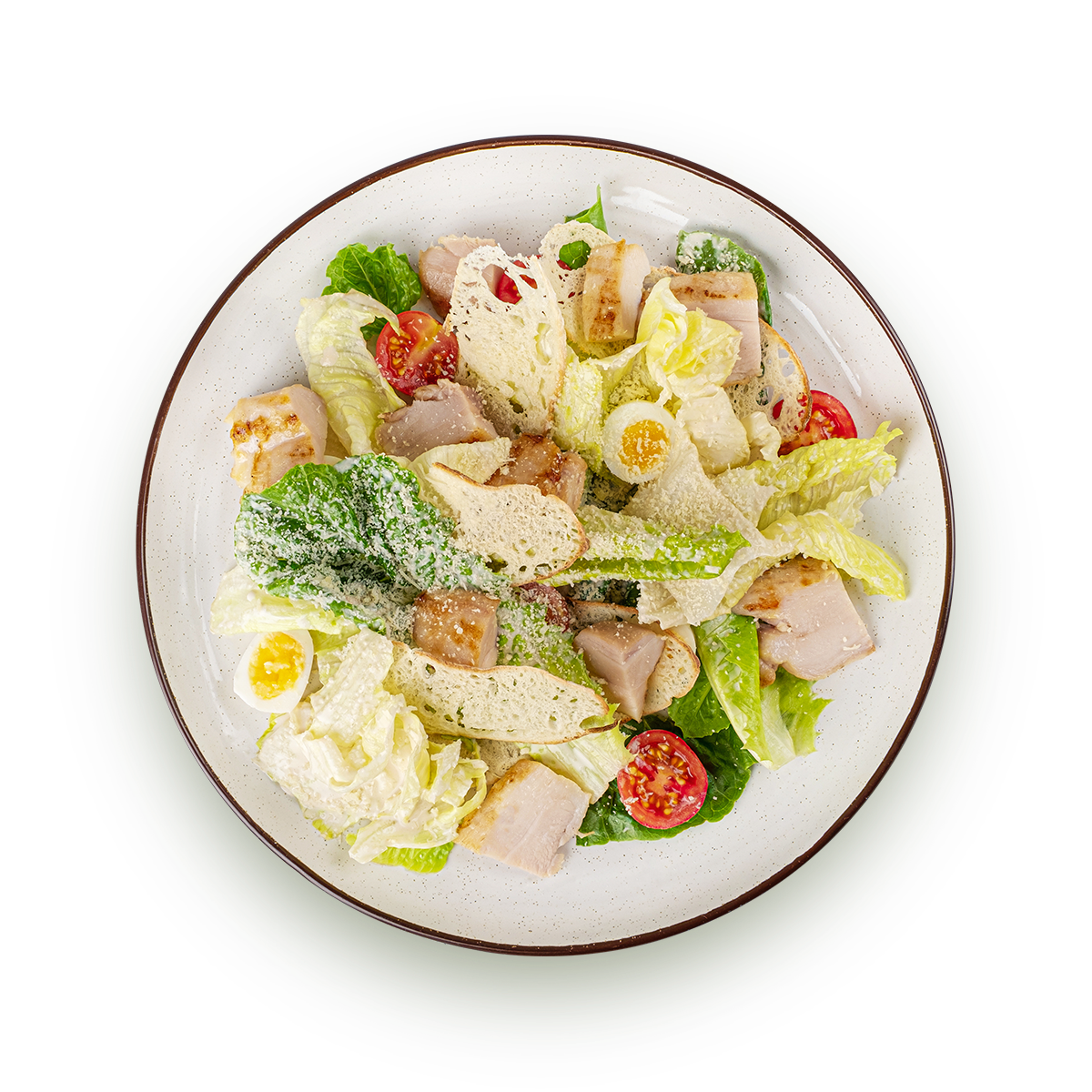 Салат Цезарь с куриной грудкой