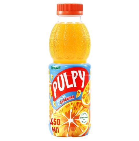 PULPY Апельсин с мякотью 0,9 л