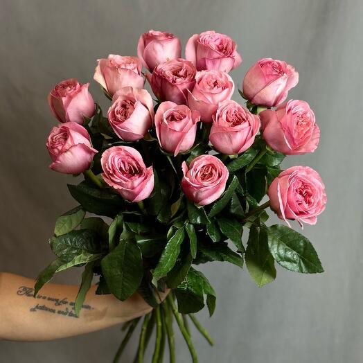 Роза пионовидная PINK XPRESSION 15 шт