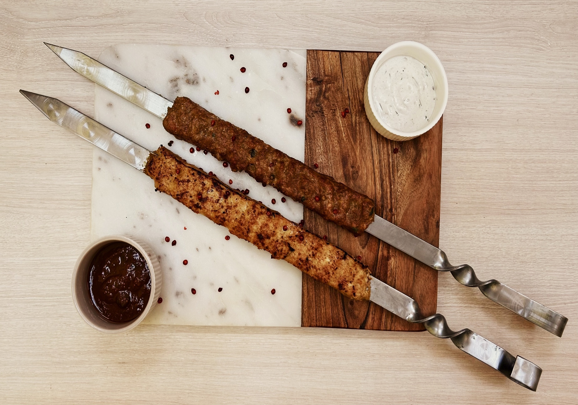 Люля-кебаб из свинины