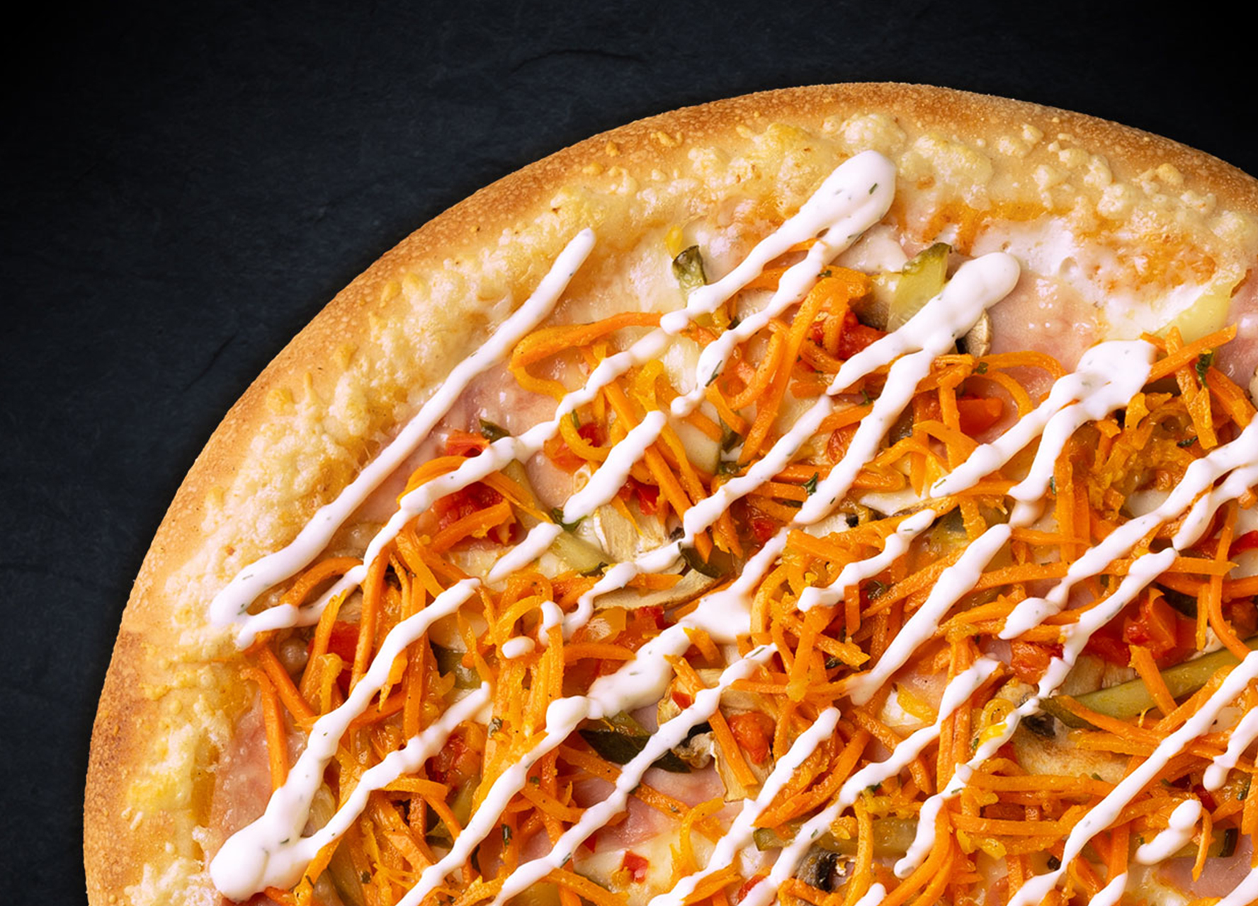 По-корейски 30 см (толстое с сыром)