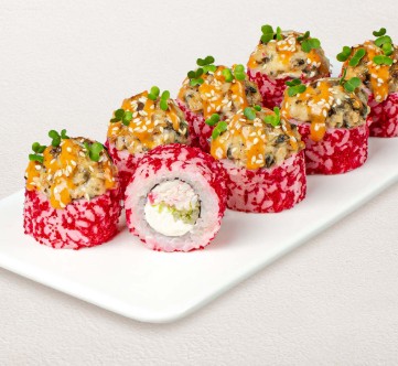 Шеф-ролл с угрем