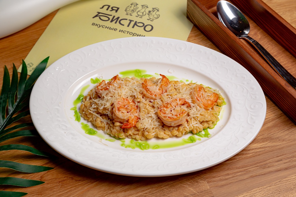 Птитим с креветками