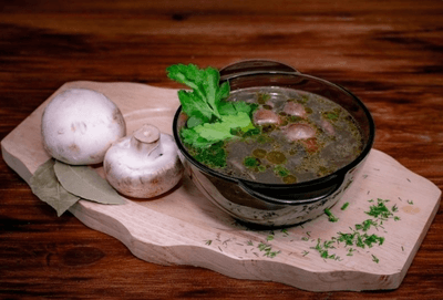 Суп грибной с шампиньонами