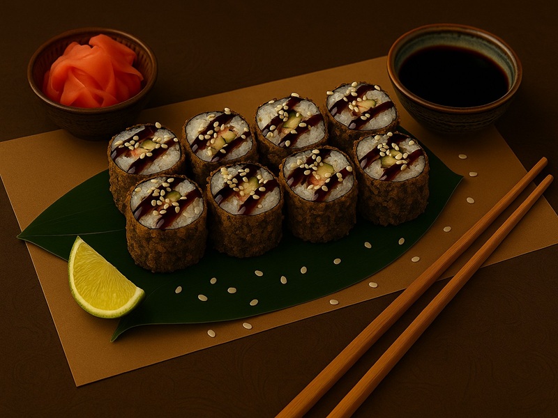 Ролл Темпура с угрем