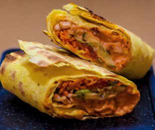 Острая шаурма с аджикой