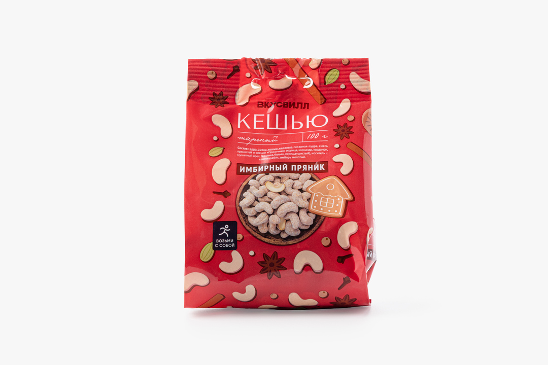 Кешью жареный "Имбирный пряник"
