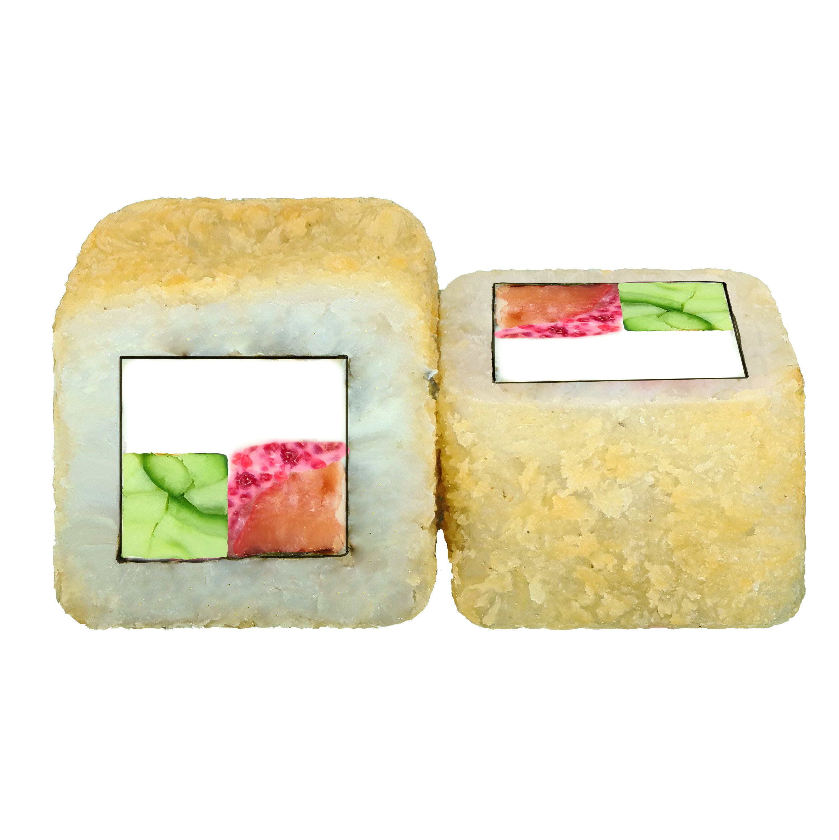 Жареный с лососем