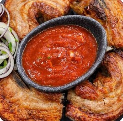 Шашлык из свинины грудинка