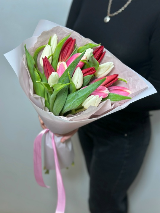 Микс 17 тюльпанов