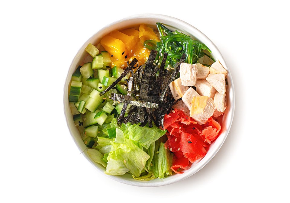 Поке с курицей