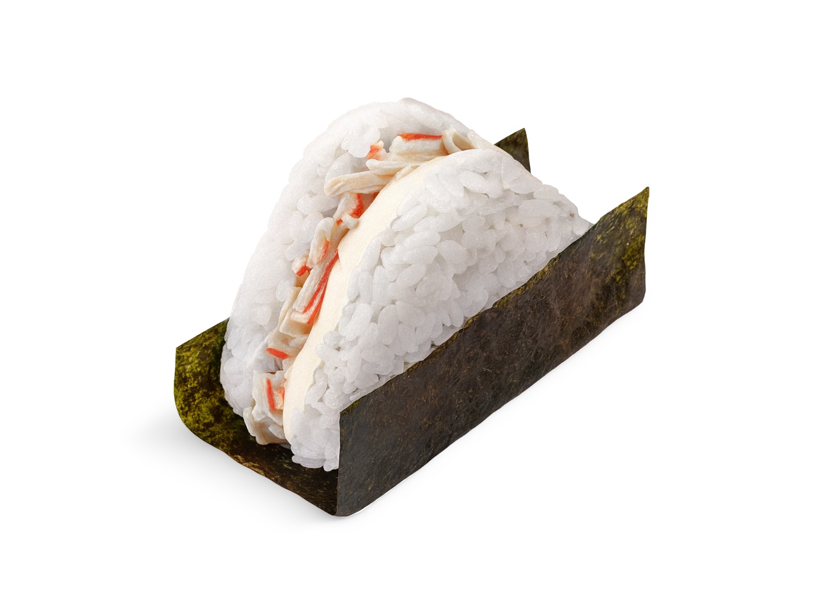 Онигири с крабом