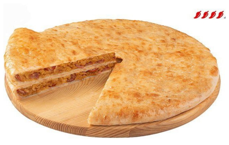 Фирменный пирог «Капуста с колбасками»