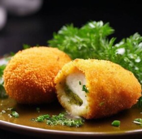 Котлета по-киевски с маслом