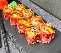 Запеченный с мидиями в икре Max