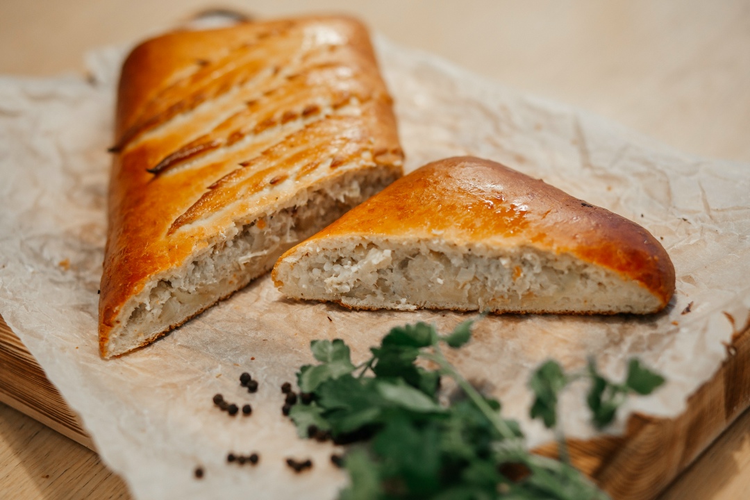 Пирог с рыбным фаршем