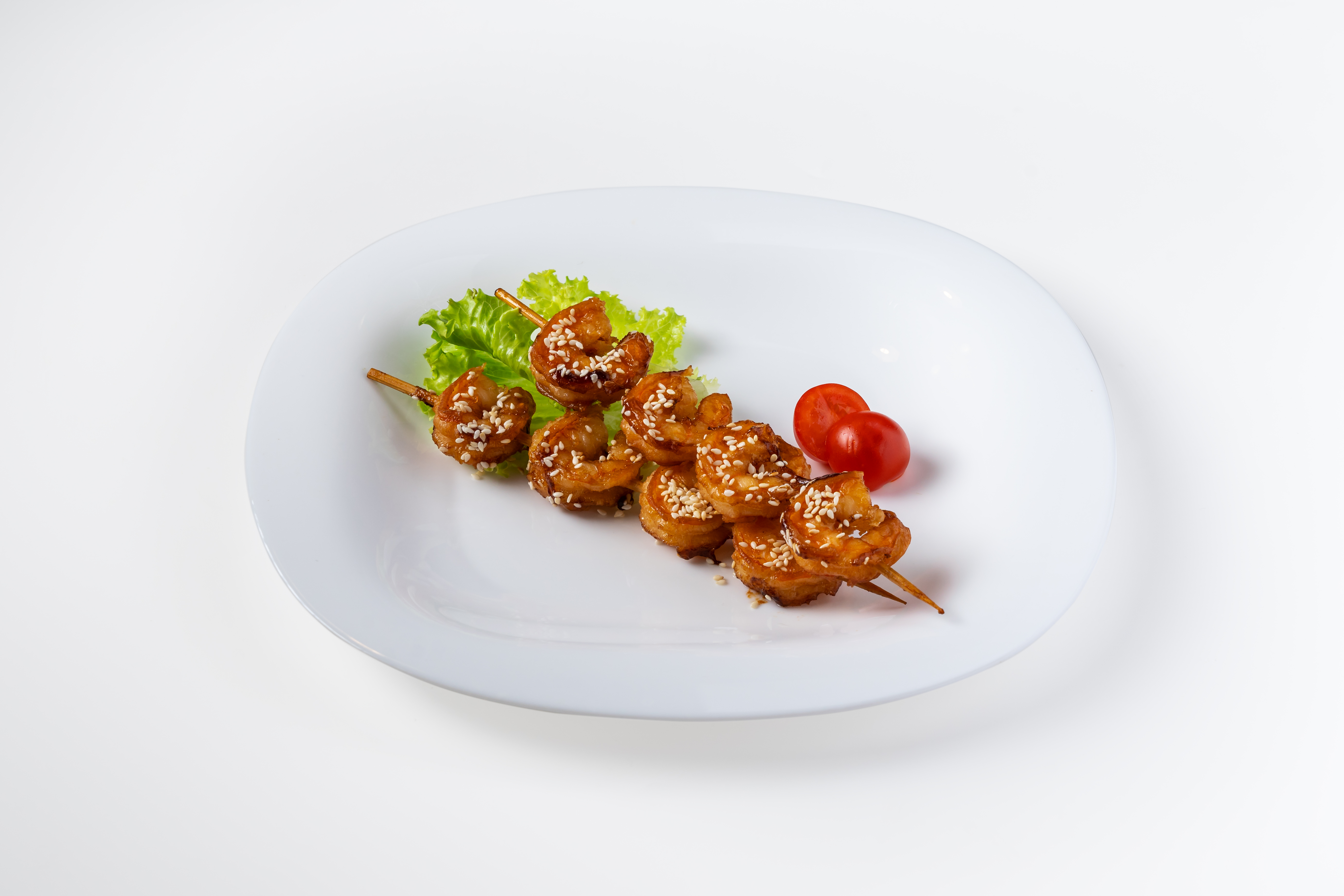 Мини шашлычки "Сочная креветка"