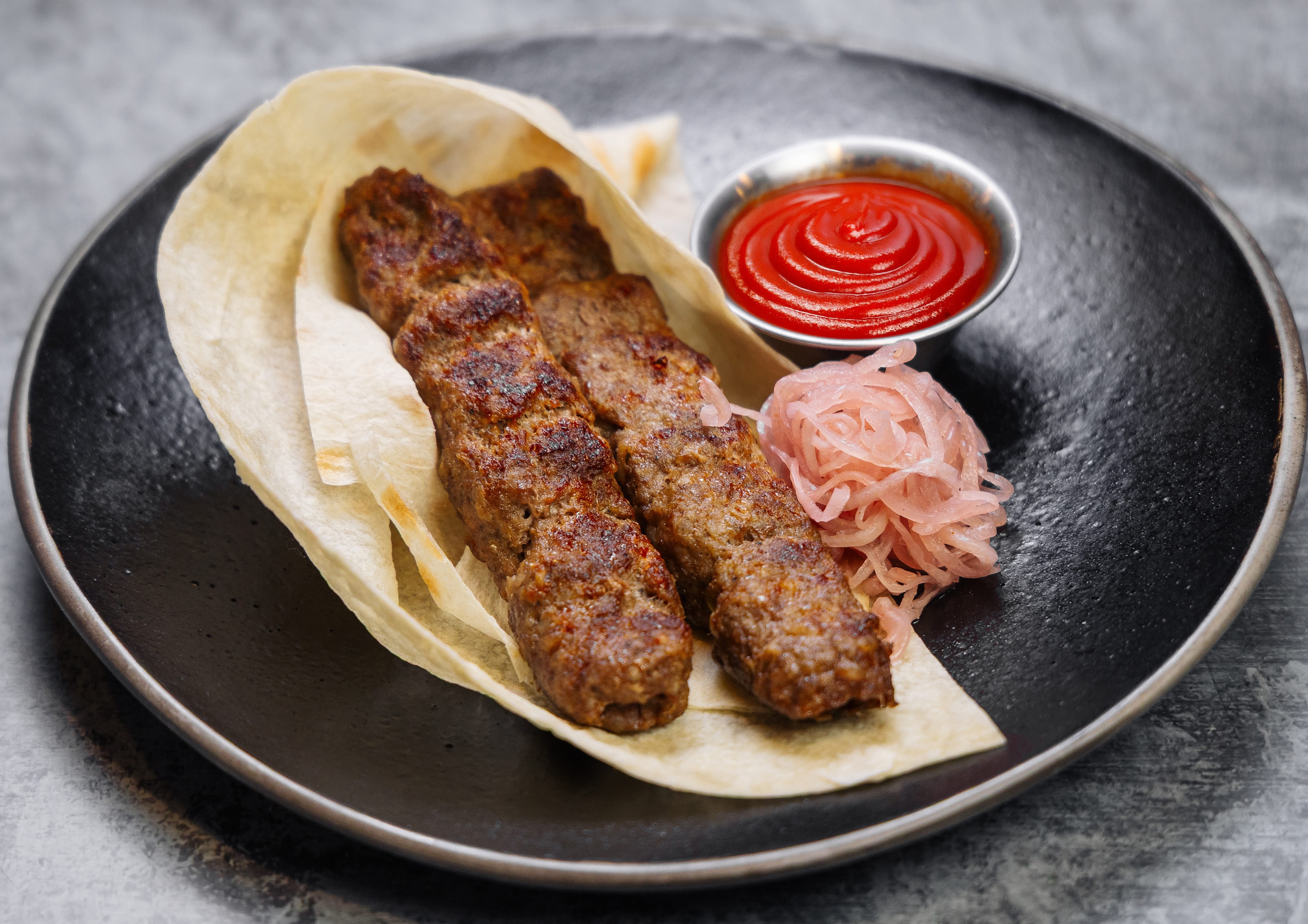 Люля-кебаб из трёх видов мяса