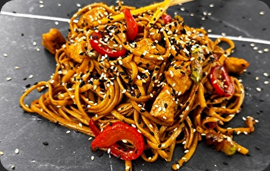 Вок с курицей (острый)