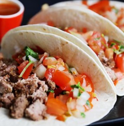 Тако с говядиной