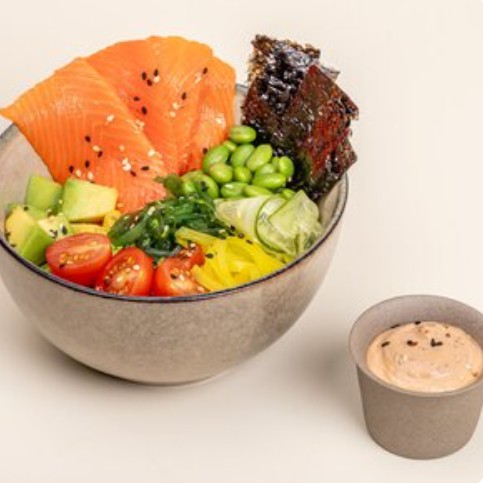 Поке с лососем