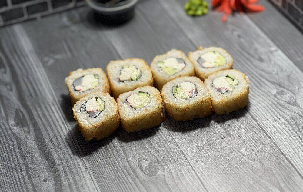 С крабом и гребешком