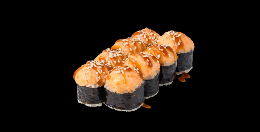 Запеченный с лососем