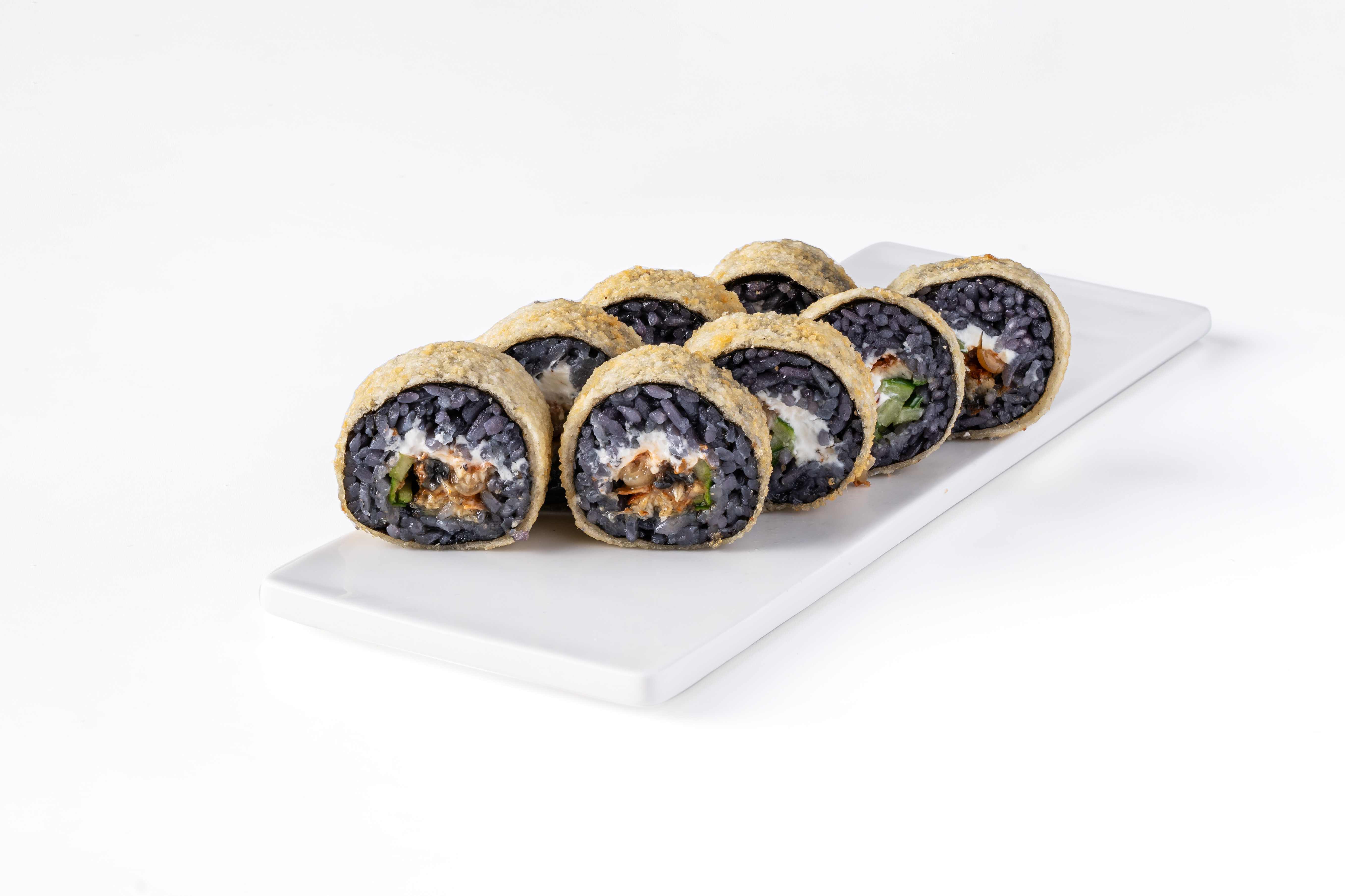 Жаренный ролл Блэк с угрем