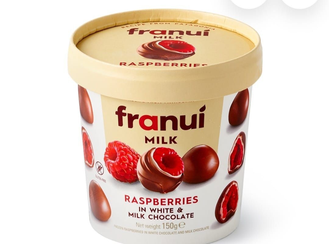 Малина Franui в белом и молочном шоколаде