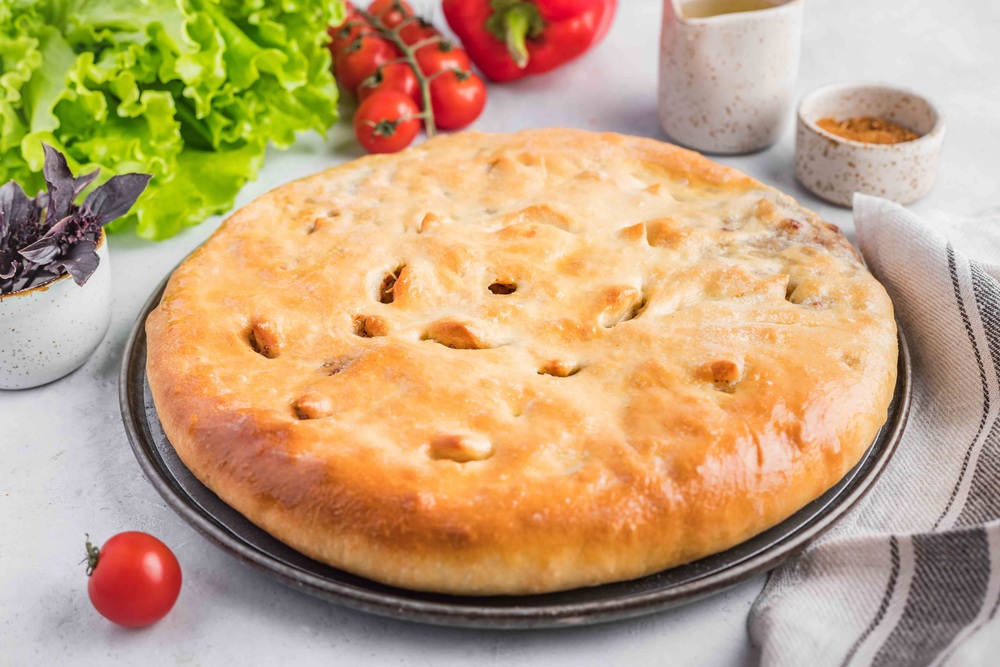 Осетинский с грибами и сыром