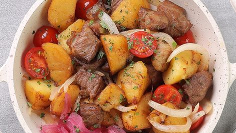 Оджахури из свинины по-грузински