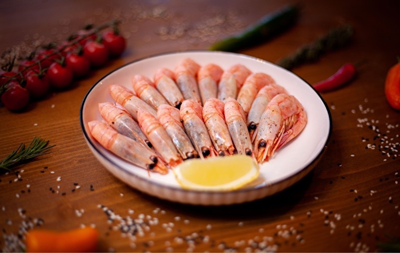 Креветки отварные