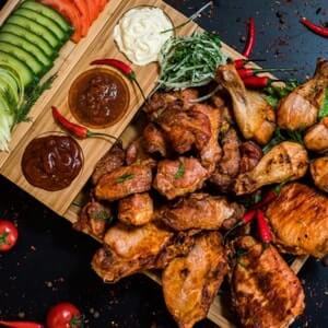 Шашлык ассорти из курицы