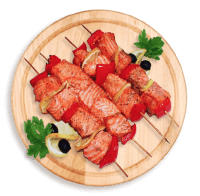 Шашлык из семги