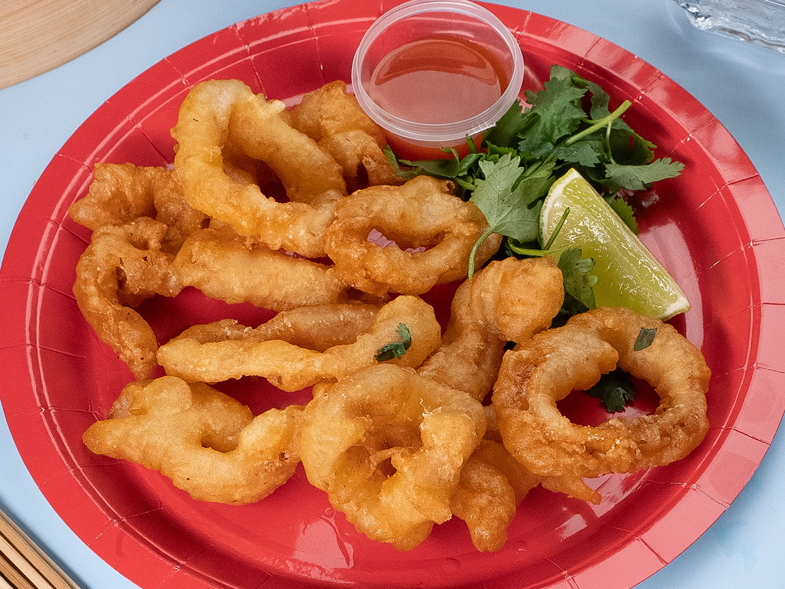 Хрустящие кальмары