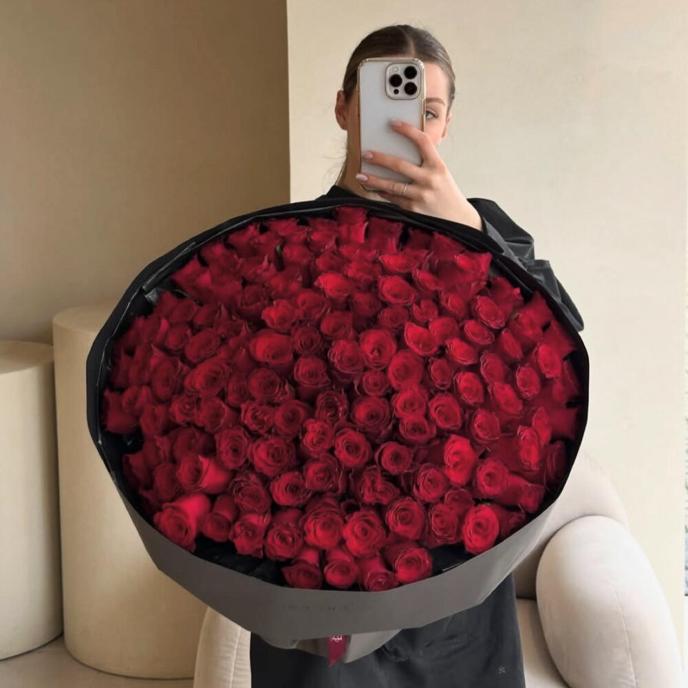 101 Роза букет стильно красиво