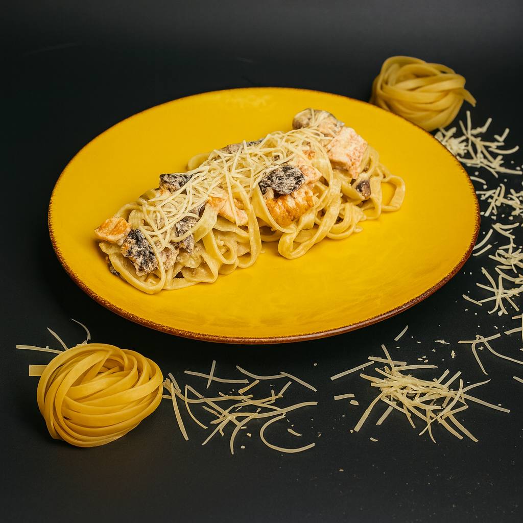 Паста Тальятелле с курочкой