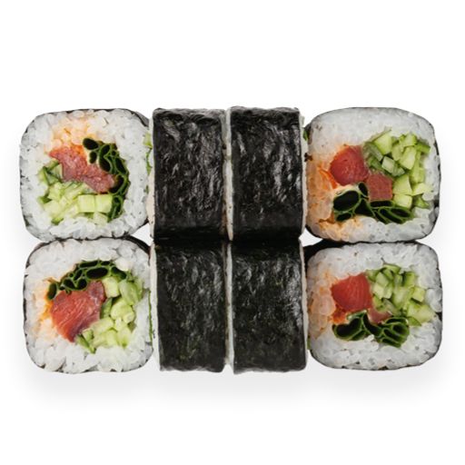 Азия с копченым лососем