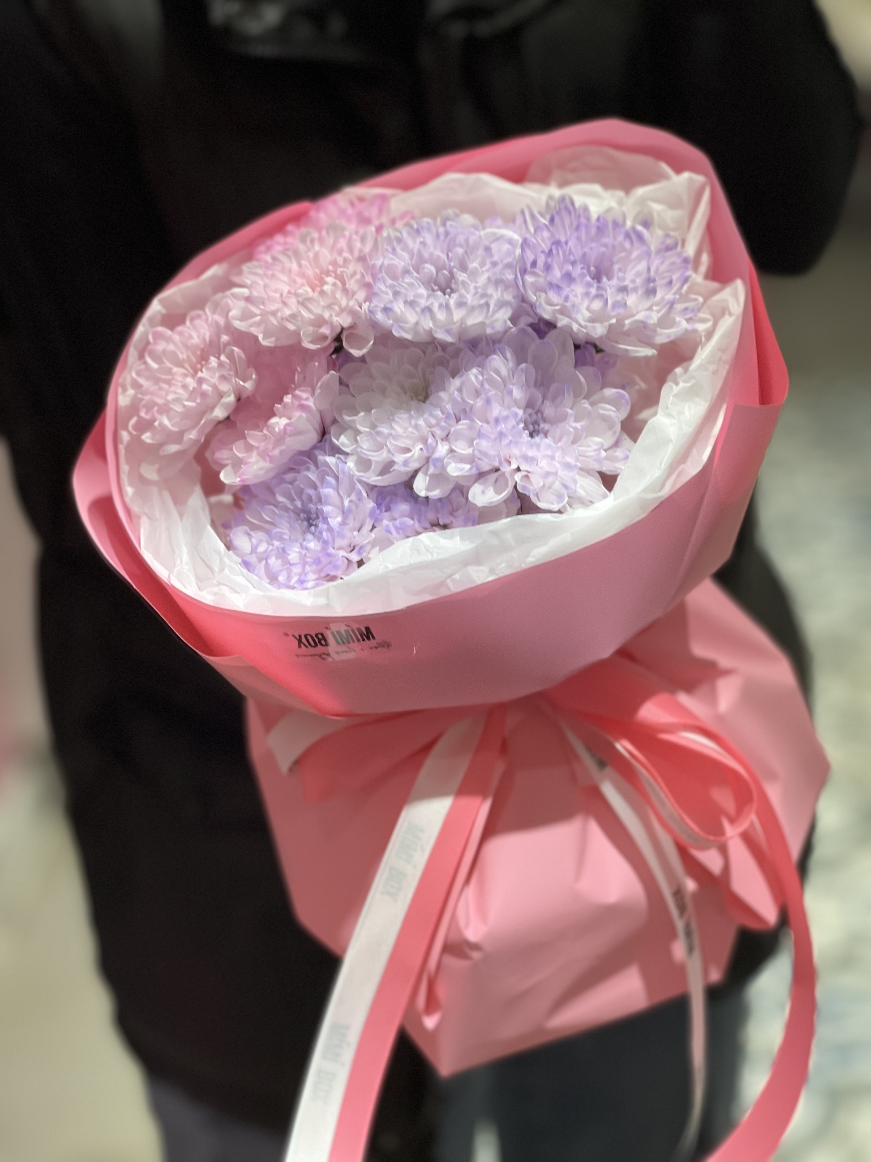 Букет из хризантем «Комплимент»