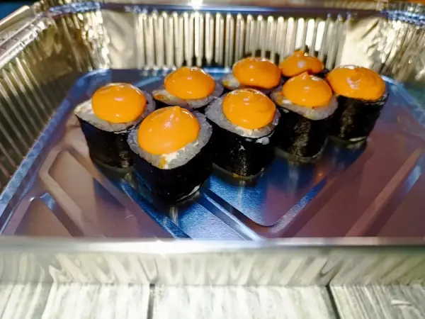 Запеч ролл Маки с луком фри