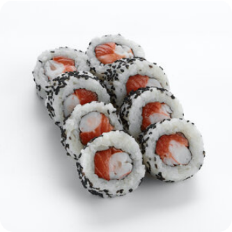 Лосось и креветка