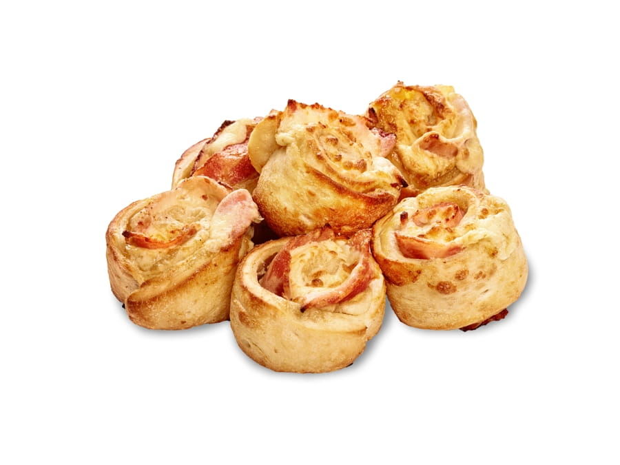 Рулетики с ветчиной