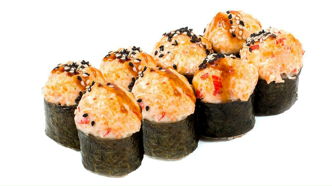 Запеченный маки с крабом унаги