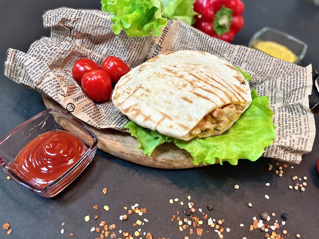 Пита мясная