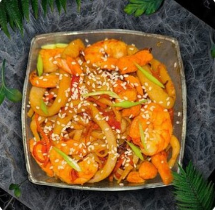 Удон с морепродуктами