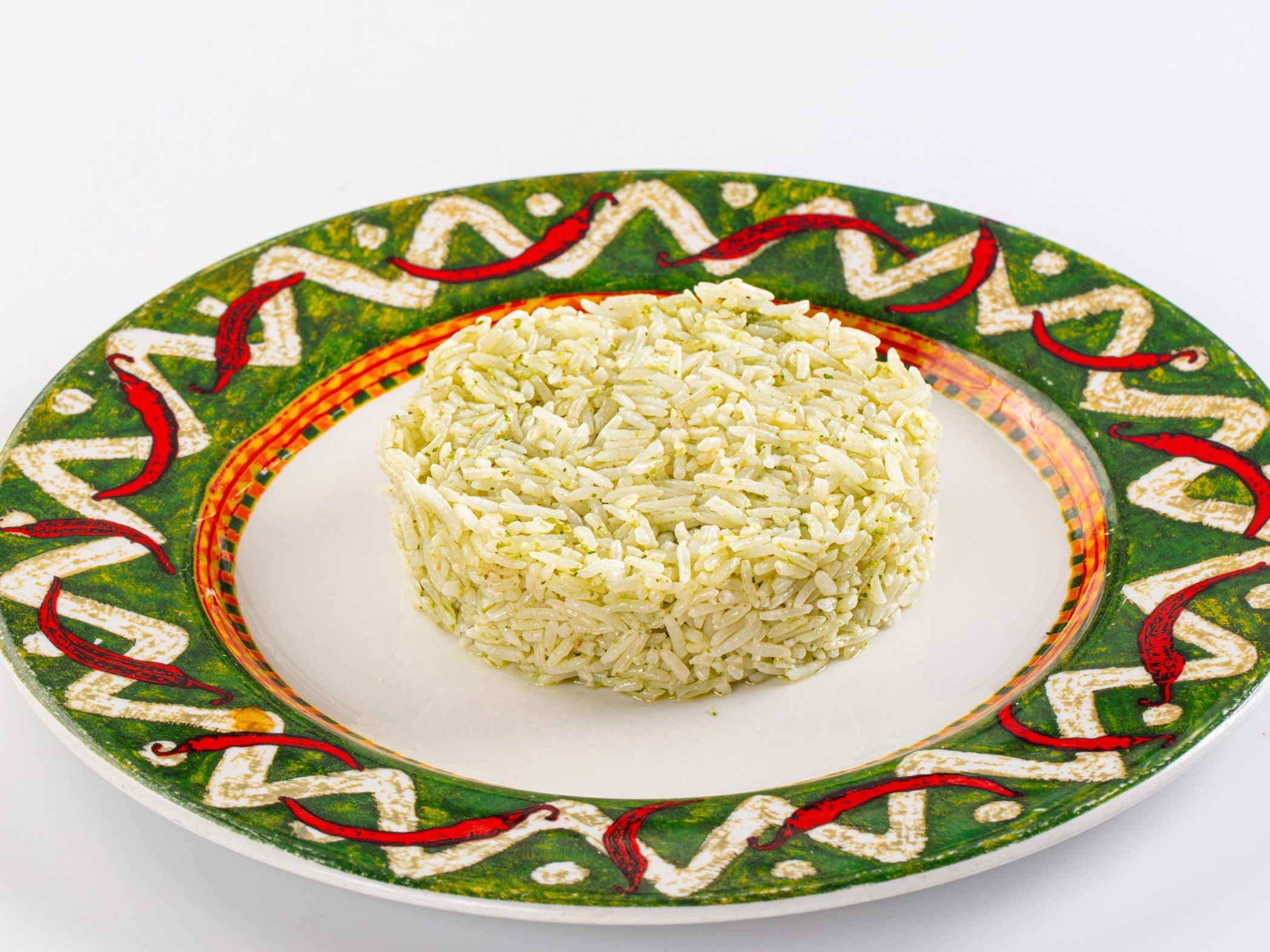 Рис с соусом песто