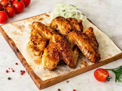 Шашлык из куриных крылышек XL