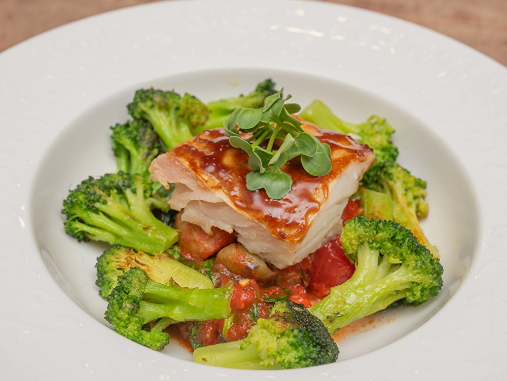 Треска с брокколи