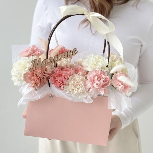 Композиция «Милая моя» из диантусов