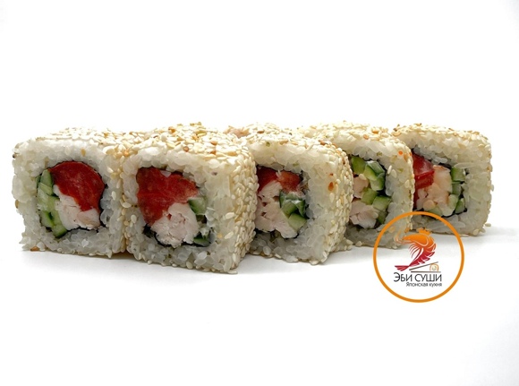 Ролл с копченой курицей